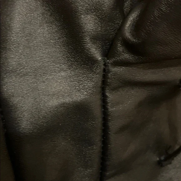 Lamarque Black Leather Trousers - Picture 3 of 6